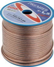 Изображение товара Кабель соединительный акустический PREMIER SCC-TR CCA,  2х1.5 кв.мм,  омедненный, 100м, прозрачный [25-016 100]