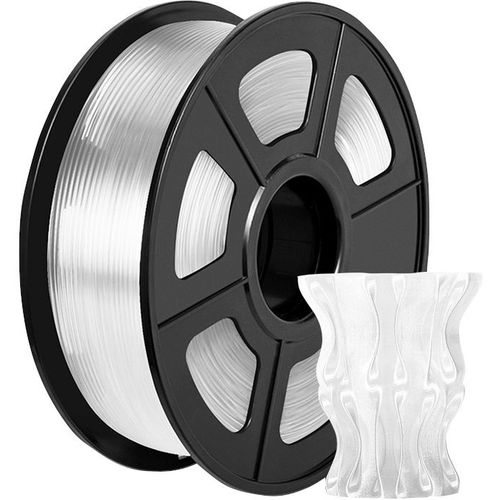 Пластик Cactus CS-3D-PETG-1KG-T-WHT PETG/ 1.75мм/ 1кг/ 316м/ белый прозрачный