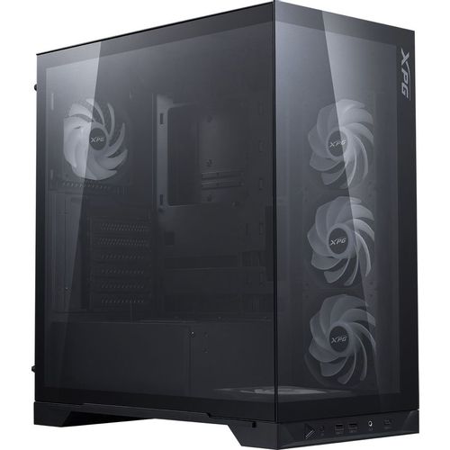 Корпус ATX XPG Invader X Btf, Midi-Tower, без БП, черный [invaderxbtfmt-bkcww]