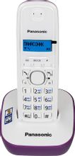 Радиотелефон Panasonic KX-TG1611RUF, фиолетовый и белый – купить в ...