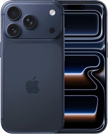 6.3" Смартфон Apple iPhone 17 Pro 512Gb, A3523, NFC, OLED, 120Гц, темно-синий