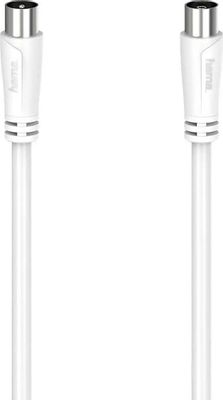 Кабель антенный HAMA H-205045, Coax (m) - Coax (f) , 1.5м, белый ...