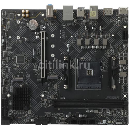 Материнская плата MSI PRO B550M-B, Socket AM4, AMD B550, mATX, Ret