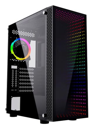 Корпус ATX GMNG GG-CC120, Midi-Tower, без БП, черный