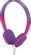 Изображение товара Наушники HAMA Kids, 3.5 мм, накладные, фиолетовый/розовый [00177014]