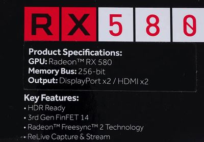 Sapphire AMD Radeon RX 580 11265 67 20G PULSE RX 580 8G