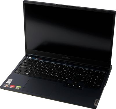 Ноутбук игровой Lenovo Legion 5 15ACH6H 82JU005FRU, 15.6", AMD Ryzen 5 5600H 3.3ГГц, 6-ядерный, 16ГБ DDR4, 1ТБ SSD,  NVIDIA GeForce  RTX 3070 для ноутбуков - 8 ГБ, Windows 10 Home, темно-синий