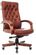 Изображение товара Кресло руководителя Бюрократ T-9928WALNUT, на колесиках, кожа, светло-коричневый [t-9928walnut/chok]