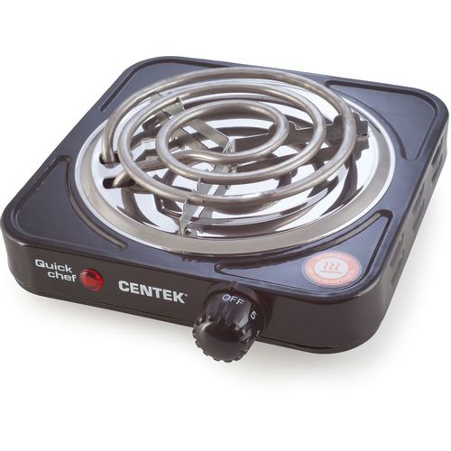 Настольная плита электрическая CENTEK CT-1508, эмаль, черный [ct-1508 black]