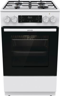 Газовая плита Gorenje GK5C60WJ, электрическая духовка, без крышки ...