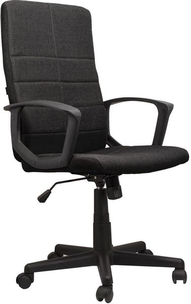 Кресло BRABIX Focus EX-518, на колесиках, ткань, черный [531575]