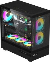 Корпус ATX Formula Crystal Z8 Floe,  черный