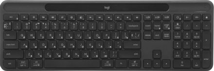 Клавиатура Logitech Signature Slim Solar+ K980, беспроводная, Bluetooth,  мембранная, графитовый [920-013768]