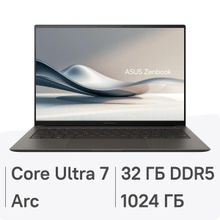 Изображение товара Ноутбук ASUS Zenbook S 14 OLED 2024 Core Ultra 8 ядров 32ГБ 1ТБ SSD