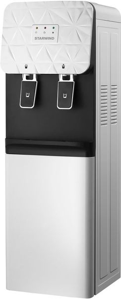 Кулер StarWind SW-1003FW, напольный, внутренний трубчатый, push - кран, белый