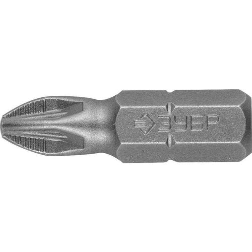 Набор бит Зубр 26003-2-25-2, шестигранный (1/4HEX — С), 2шт