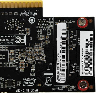 Видеокарта Palit NVIDIA GeForce GT 1030 PA-GT1030 2GD4 2ГБ DDR4, Low  Profile, Ret [nec103000646-1082f] – купить в Ситилинк | 1054296