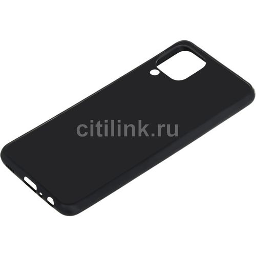 Чехол (клип-кейс) BORASCO Silicone Case, для Samsung Galaxy A22/M22, противоударный, черный [40290]