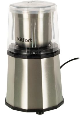 Кофемолка KitFort КТ-746,  нержавеющая сталь