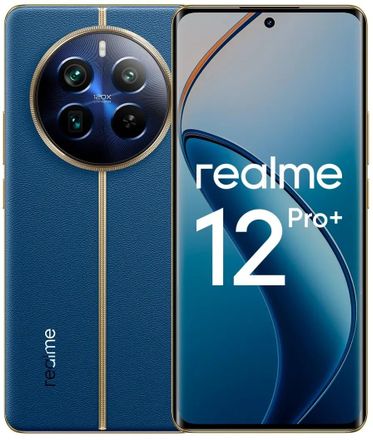 6.7" Смартфон REALME 12 Pro+ 5G 12/512Gb, RMX3840, NFC, OLED, 120Гц, 5000мAч, синее море