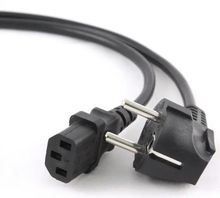 Изображение товара Кабель питания  PC-186,  IEC C13 -  Евровилка,  1.8м,  черный