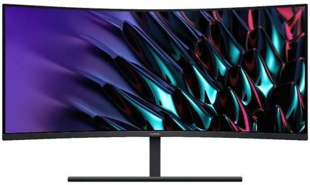 34" Монитор Huawei MateView GT ZQE-CBA,  3440x1440,  VA,  165Гц,  2хHDMI,  изогнутый, черный [53060240]