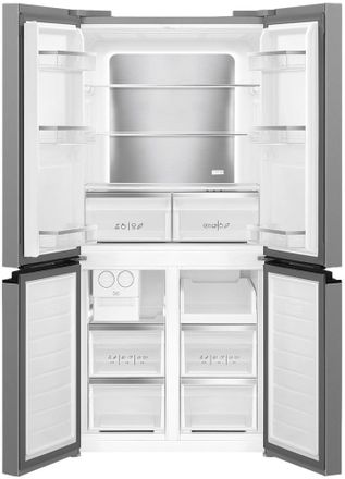 Холодильник трехкамерный SMEG FQI48XD Side by Side, инверторный, нержавеющая сталь