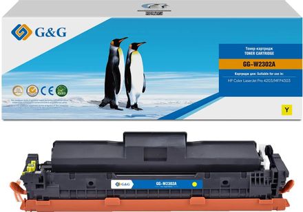 Картридж G&G GG-W2302A, W2302A, желтый / GG-W2302A