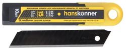 Лезвие HANSKONNER HK1076-S2-18, 18мм, 10шт, черный