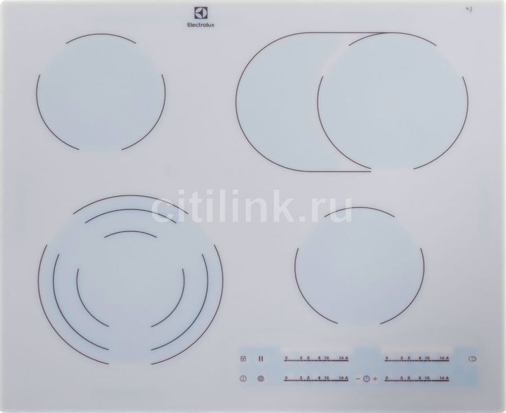 Варочная панель Electrolux EHF96547SW,  Hi-Light,  независимая,  белый