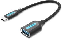 Изображение товара Переходник USB3.0 VENTION CCVBB Type-C на USB 3.0 черный 0.15м