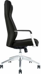 Кресло BRABIX EX-759, кожа, до 125кг, черный