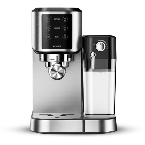 Кофеварка CENTEK CT-1169, рожковая, серебристый