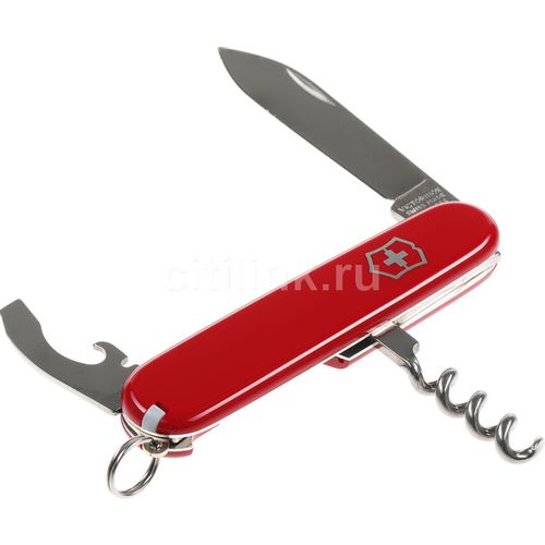 Складной нож Victorinox Waiter, функций: 9, 84мм, красный, коробка картонная [0.3303]