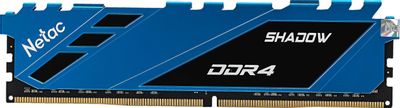 Оперативная память NETAC Shadow NTSDD4P32SP-16B DDR4 -  1x 16ГБ 3200МГц, DIMM,  Blue,  Ret