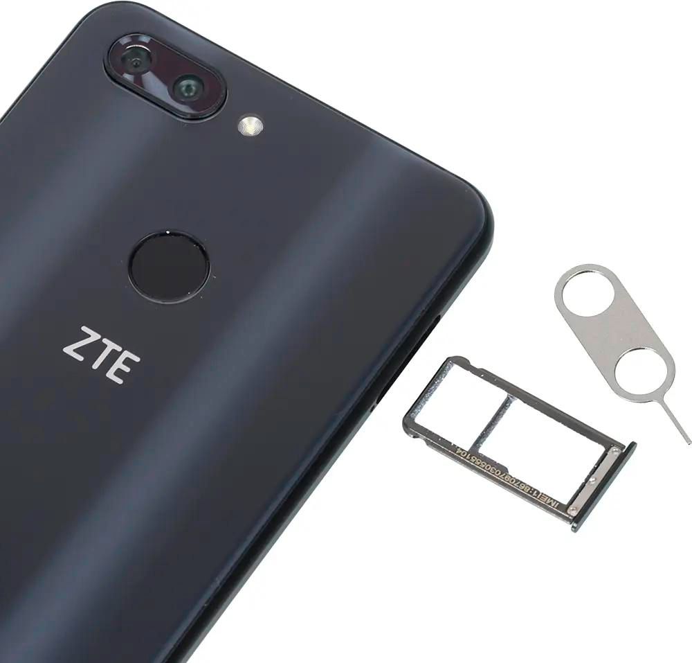 Характеристики Смартфон ZTE Blade V9 32Gb, черный (1088853) смотреть в  СИТИЛИНК