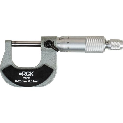 Микрометр RGK MCM-25, 25 мм, с поверкой, разм.шага:0.01мм [755818]