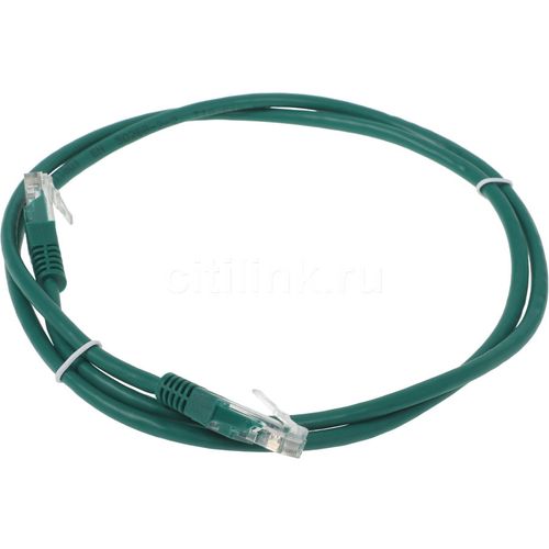 Патч-корд LanMaster вилка RJ-45, вилка RJ-45, кат.5E, ПВХ, 1м, зеленый [twt-45-45-1.0-gn]
