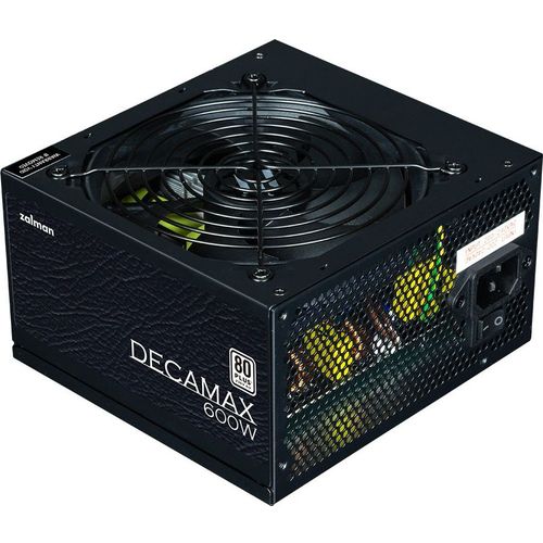 Блок питания Zalman ZM600-LX3, 600Вт, 80 PLUS WHITE, 120мм, черный, retail