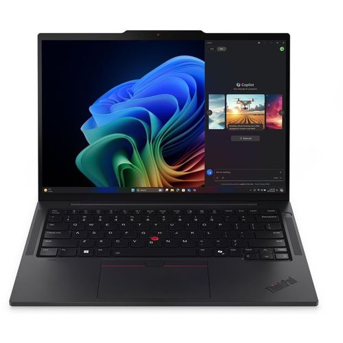 Ноутбук Lenovo ThinkPad T14s G6, 14", IPS, Intel Core Ultra 7 255U 2ГГц, 12-ядерный, 16ГБ LPDDR5x, 512ГБ SSD, Intel Graphics, Windows 11 Pro, черный [21r1002tus]