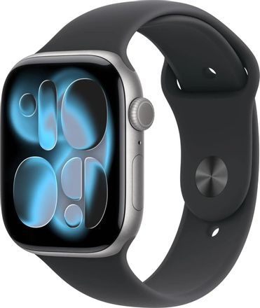 Смарт-часы Apple Watch Series 11 A3333, 46мм, черный/серый космос