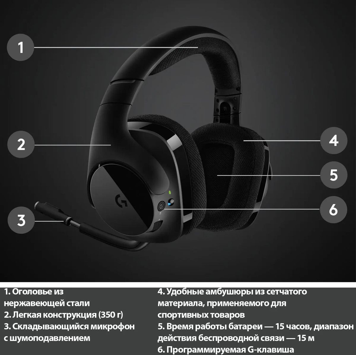 Logitech G533 981 000634 420943