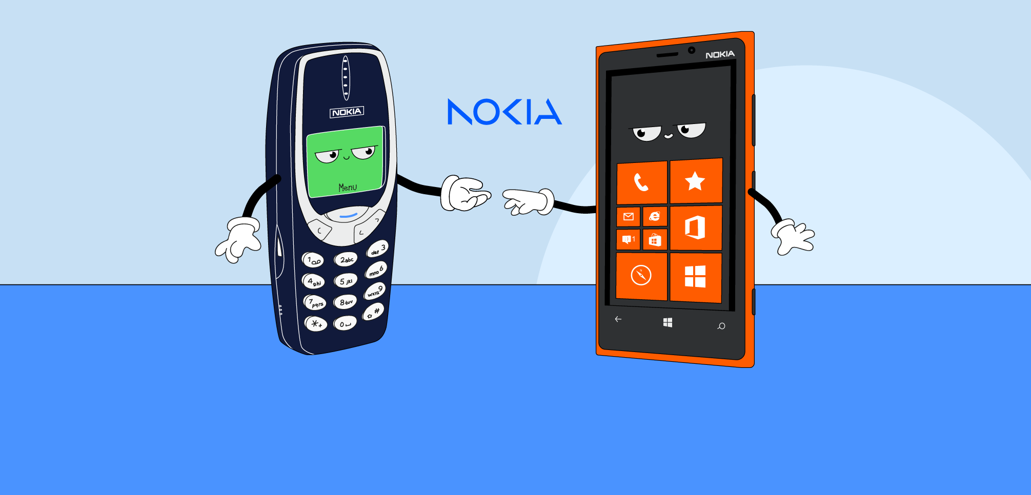 Nokia 110 4G (2023) — кнопочный телефон с YouTube Shorts