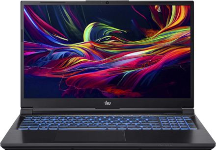 Ноутбук игровой iRU Калибр 15ALC, 15.6", IPS, Intel Core i5 12500H 2.5ГГц, 12-ядерный, 32ГБ DDR4, 512ГБ SSD,  NVIDIA GeForce  RTX 3050 для ноутбуков - 4 ГБ, без операционной системы,  черный [1993718]