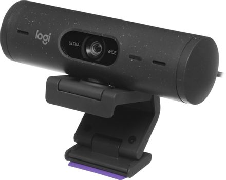 Web-камера Logitech HD Webcam Brio 500,  черный/черный [960-001423]