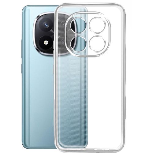 Чехол (клип-кейс) BORASCO Silicone Case, для Xiaomi Redmi Note 14 Pro 4G, прозрачный [74847]