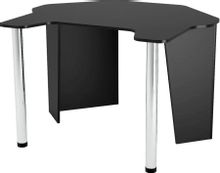 Изображение товара Игровой стол ВИТАЛ-ПК Билд 1200 из ЛДСП угловой черный для игр и работы