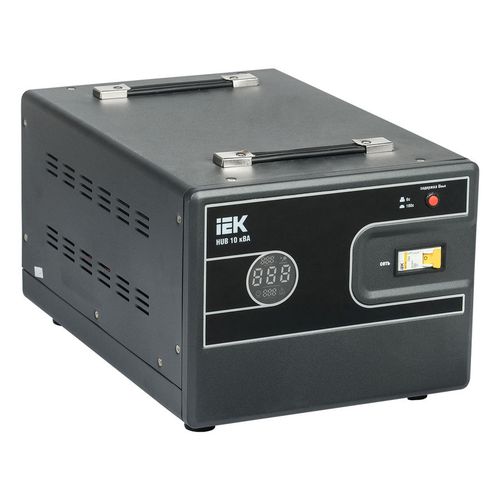 Стабилизатор напряжения IEK Hub, 8кВт черный [ivs21-1-010-13]