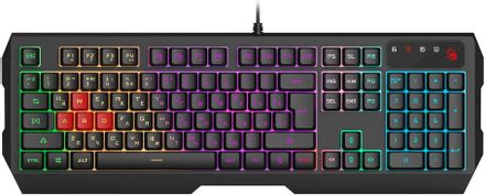 Клавиатура A4TECH Bloody B140N, проводная, USB, мембранная, черный