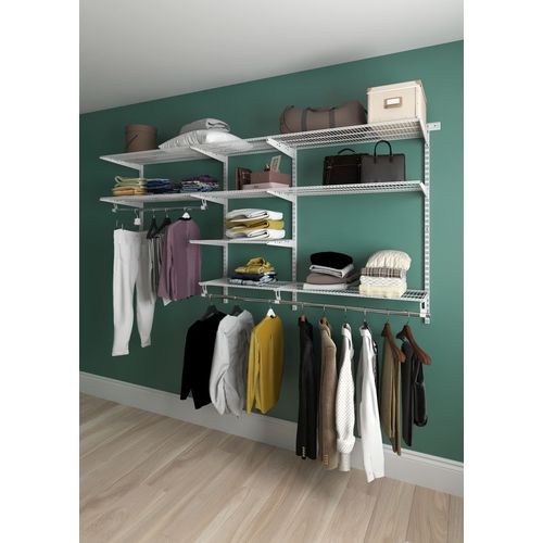 Гардеробная система ПРАКТИК HOME Optima G240 металл, 1050x2550x450мм белый [s70199919501]